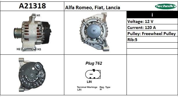 Technika A21318 - Alternator furqanavto.az