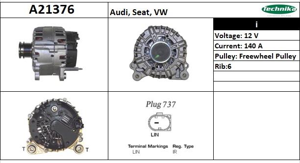 Technika A21376 - Alternator furqanavto.az