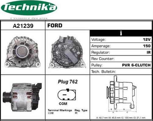 Technika A21239 - Alternator furqanavto.az