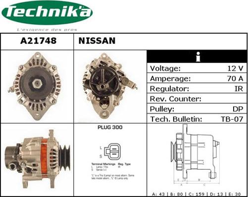 Technika A21748 - Alternator furqanavto.az