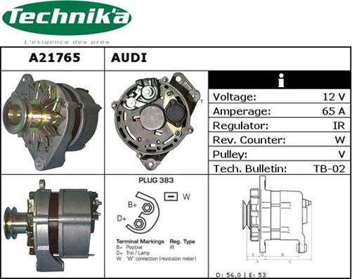 Technika A21765 - Alternator furqanavto.az