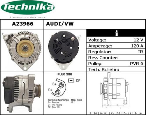 Technika A23966 - Alternator furqanavto.az