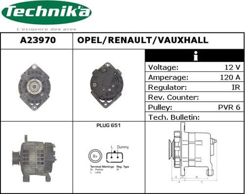 Technika A23970 - Alternator furqanavto.az