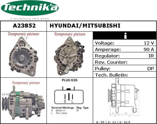 Technika A23852 - Alternator furqanavto.az