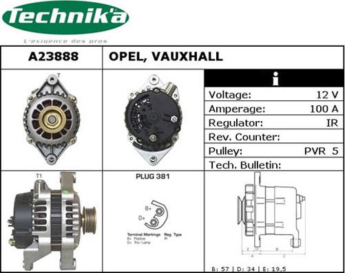 Technika A23888 - Alternator furqanavto.az