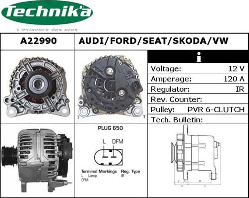 Technika A22990 - Alternator furqanavto.az