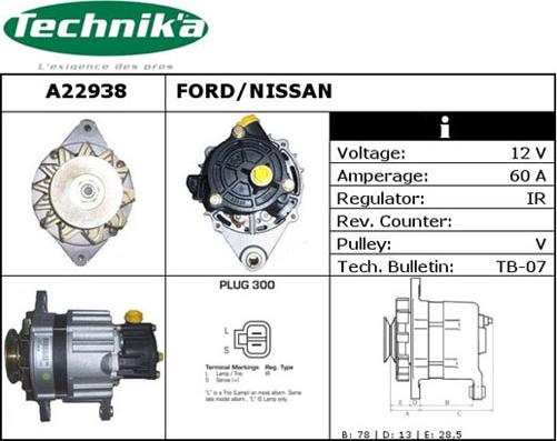 Technika A22938 - Alternator furqanavto.az