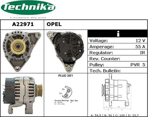 Technika A22971 - Alternator furqanavto.az