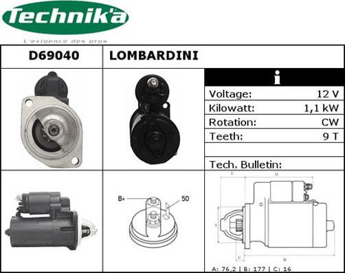 Technika D69040 - Başlanğıc furqanavto.az