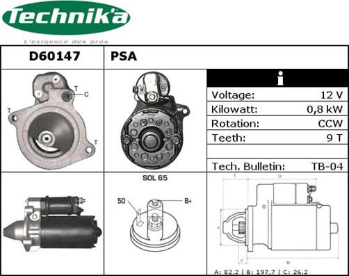 Technika D60147 - Başlanğıc furqanavto.az