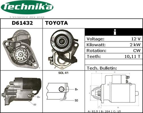 Technika D61432 - Başlanğıc furqanavto.az