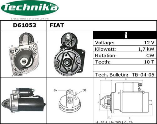 Technika D61053 - Başlanğıc furqanavto.az