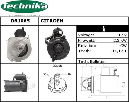 Technika D61065 - Başlanğıc furqanavto.az