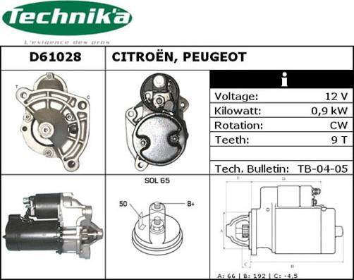 Technika D61028 - Başlanğıc furqanavto.az