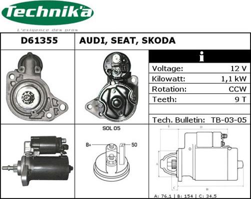 Technika D61355 - Başlanğıc furqanavto.az