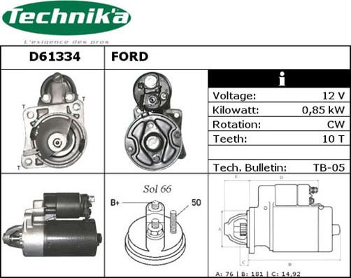 Technika D61334 - Başlanğıc furqanavto.az