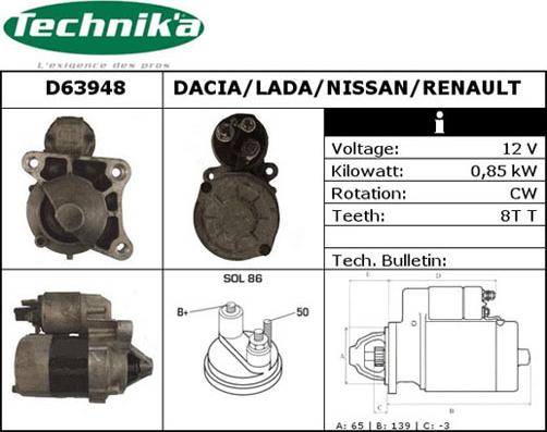 Technika D63948 - Başlanğıc furqanavto.az