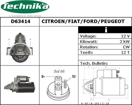 Technika D63414 - Başlanğıc furqanavto.az