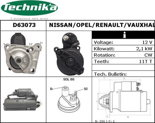 Technika D63073 - Başlanğıc furqanavto.az