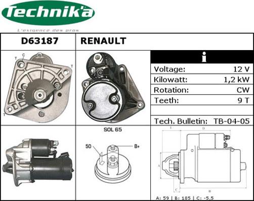 Technika D63187 - Başlanğıc furqanavto.az