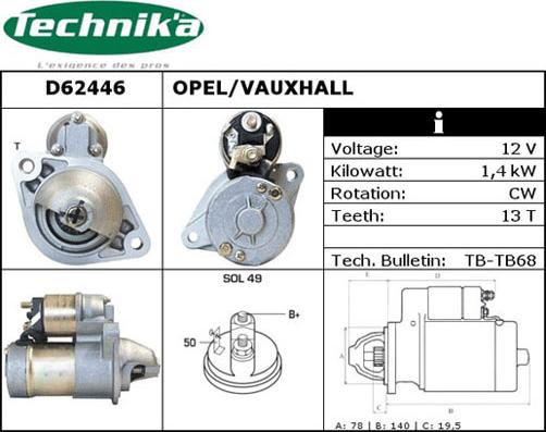 Technika D62446 - Başlanğıc furqanavto.az