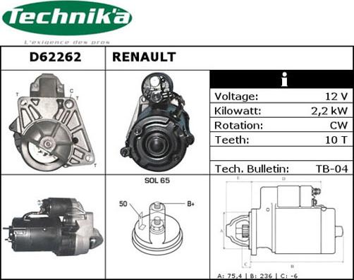 Technika D62262 - Başlanğıc furqanavto.az