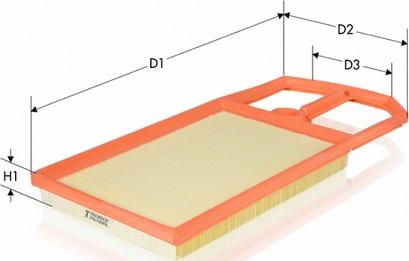 Tecneco Filters AR5898PM - Hava filtri furqanavto.az