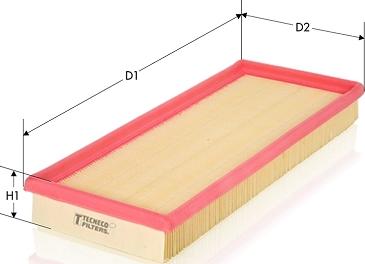 Tecneco Filters AR1683PM - Hava filtri furqanavto.az