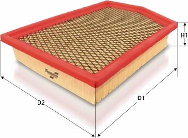 Tecneco Filters AR1622PM - Hava filtri furqanavto.az