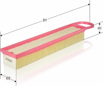 Tecneco Filters AR10418PM - Hava filtri furqanavto.az