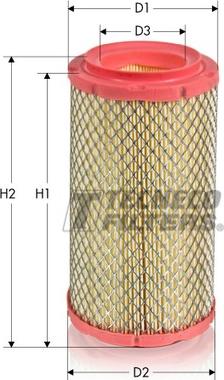 Tecneco Filters AR100A - Hava filtri furqanavto.az