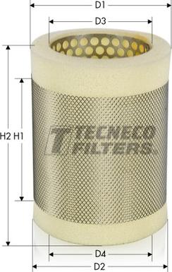 Tecneco Filters AR870S - Hava filtri furqanavto.az