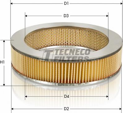 Tecneco Filters AR44 - Hava filtri furqanavto.az