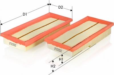 Tecneco Filters AR2861PMX2 - Hava filtri furqanavto.az