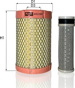 Tecneco Filters AR2288 - Hava filtri furqanavto.az