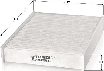 Tecneco Filters CK1255 - Filtr, daxili hava furqanavto.az