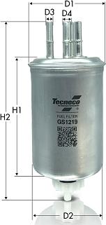 Tecneco Filters GS1219 - Yanacaq filtri furqanavto.az