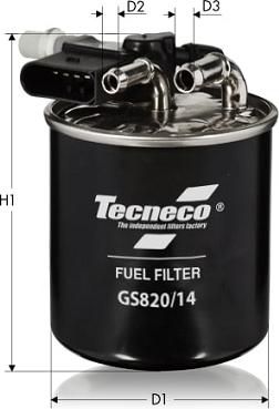 Tecneco Filters GS820/14 - Yanacaq filtri furqanavto.az