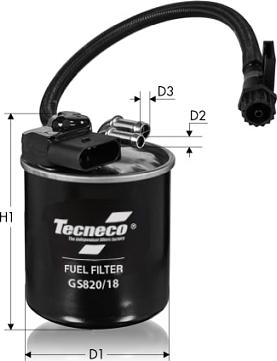 Tecneco Filters GS820/18 - Yanacaq filtri furqanavto.az