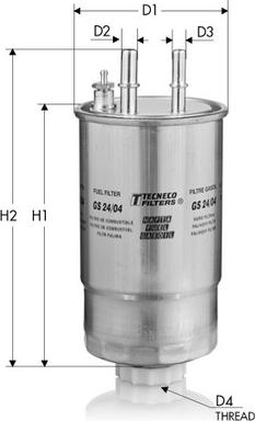 Tecneco Filters GS24/04 - Yanacaq filtri furqanavto.az