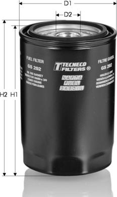 Tecneco Filters GS202 - Yanacaq filtri furqanavto.az