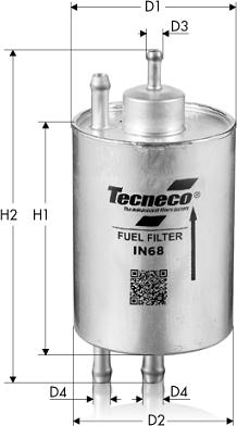 Tecneco Filters IN68 - Yanacaq filtri furqanavto.az