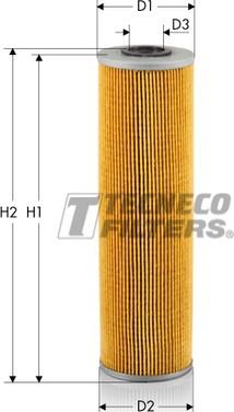 Tecneco Filters OL0612 - Yağ filtri furqanavto.az