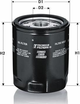 Tecneco Filters OL84/1M - Yağ filtri furqanavto.az