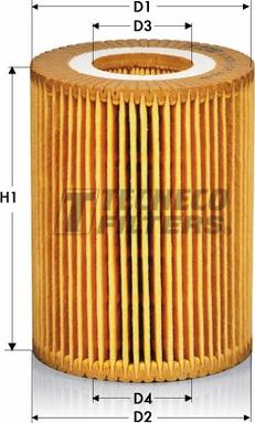 Tecneco Filters OL0233-E - Yağ filtri furqanavto.az