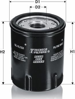 Tecneco Filters OL304 - Yağ filtri furqanavto.az