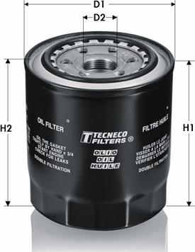 Tecneco Filters OL1216-T - Yağ filtri furqanavto.az