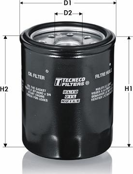 Tecneco Filters OL1280 - Yağ filtri furqanavto.az
