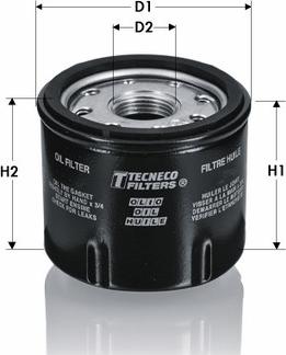 Tecneco Filters OL289 - Yağ filtri furqanavto.az