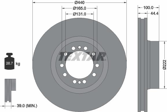 Textar 93086000 - Əyləc Diski furqanavto.az